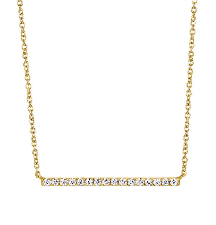 Diamond Bar Necklace-Dana Lyn