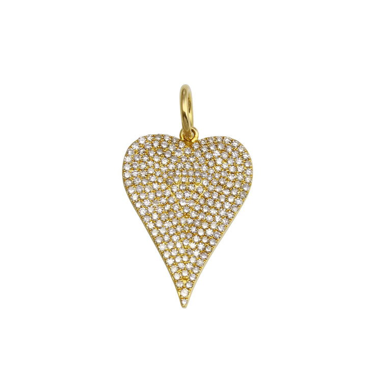Diamond Heart Necklace-Dana Lyn
