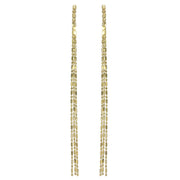 Gold Bead Chain Earrings-Dana Lyn
