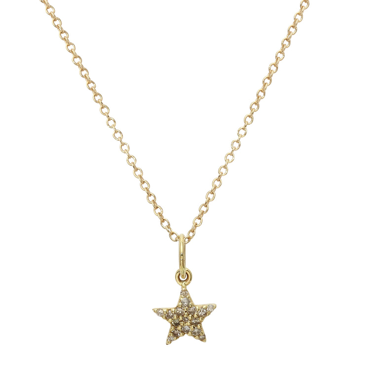 Pavé Diamond Star Necklace-Dana Lyn