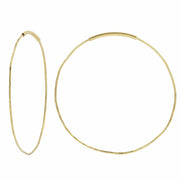 Signature 18K Gold Endless Hoops - Med and Lrg-Dana Lyn