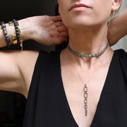 Stacked Pavé Diamond Necklace-Dana Lyn
